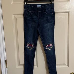 Blue jegging style jeans, blue ink brand